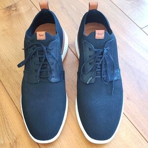 Men's Wolf & Shepherd SwiftKnit Derby Black Casual Men's Shoes In Size 12